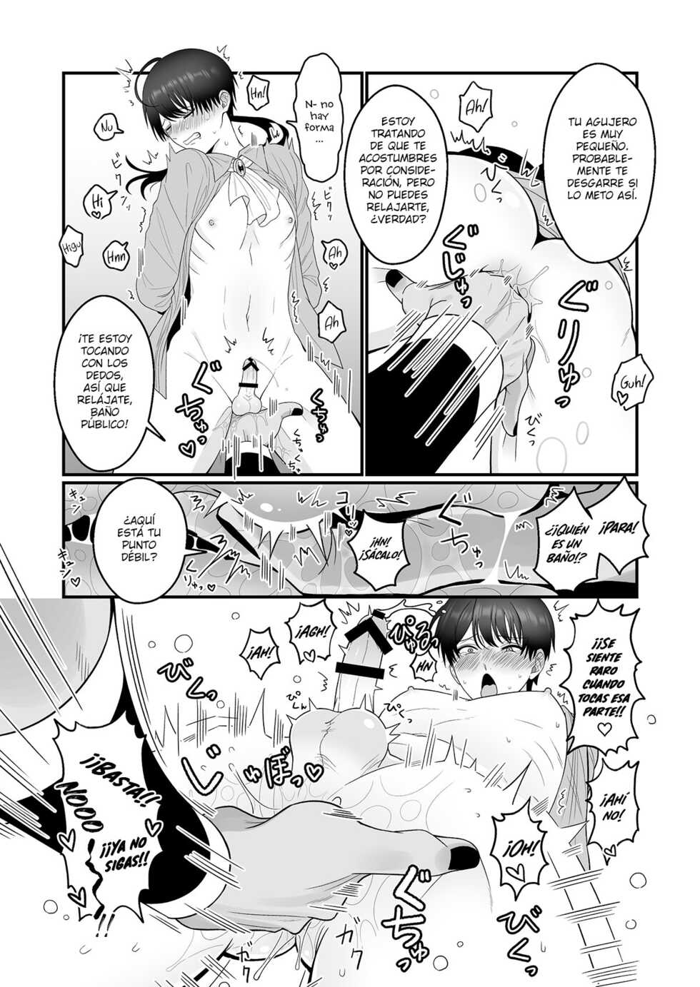 [Oishii Oshiri Cafe (Oishii Oshiri)] Orc Aite ni Inmon Nashi de Mesu Ochi suru Wake Nai daro | Without a Lewd Crest, There's No Way I'd Be Fem-corrupted by an Orc! [Spanish] [Mely Scans] - Page 6