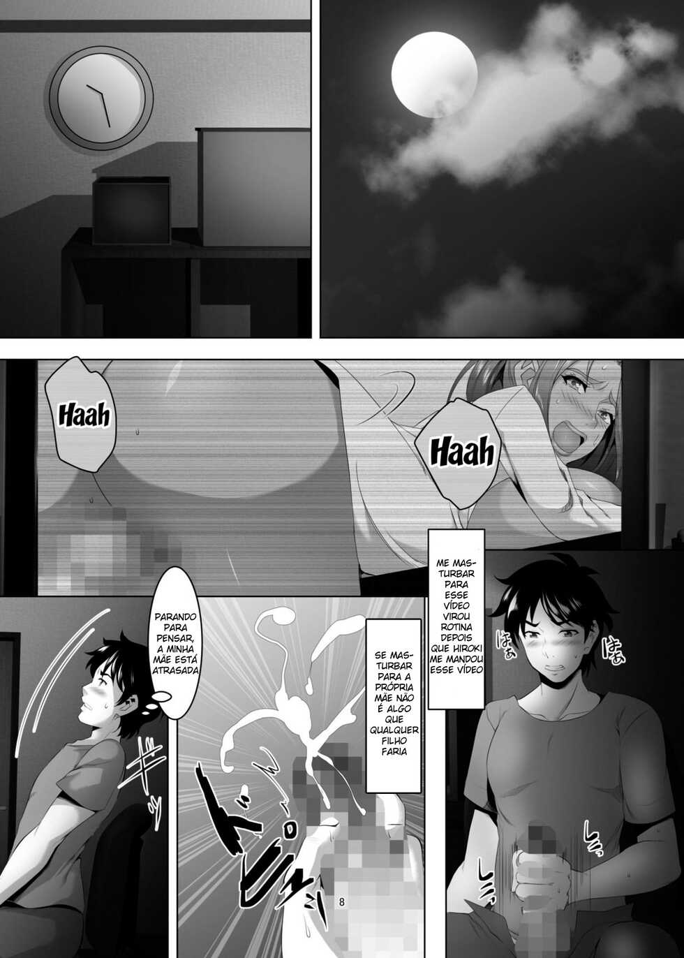 [SPRECHCHOR (Eguchi Chibi, Nintai Akira)] Omae no Kaa-chan, Ii Onna da yo na. Ch. 4 [Portuguese-BR] [hentaikai.com] [Digital] - Page 7