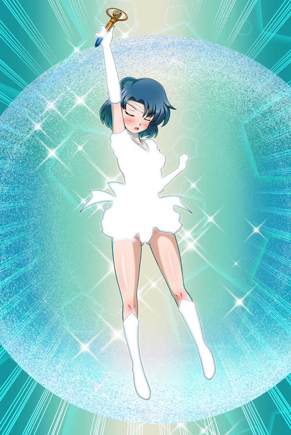 [Cyber] Sailor Mercury Transformation Is Corrupted Into Neuroi - Page 19