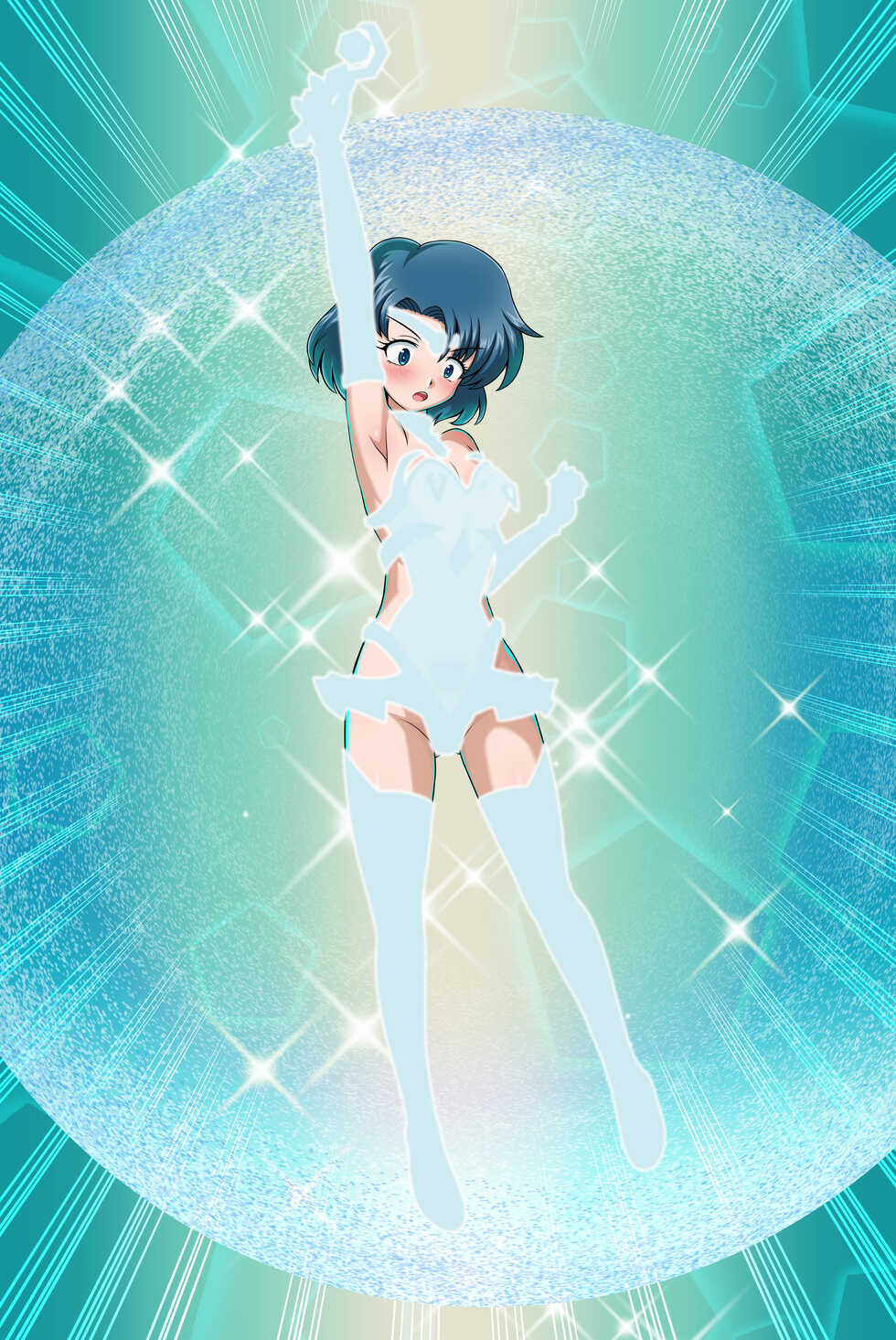 [Cyber] Sailor Mercury Transformation Is Corrupted Into Neuroi - Page 22