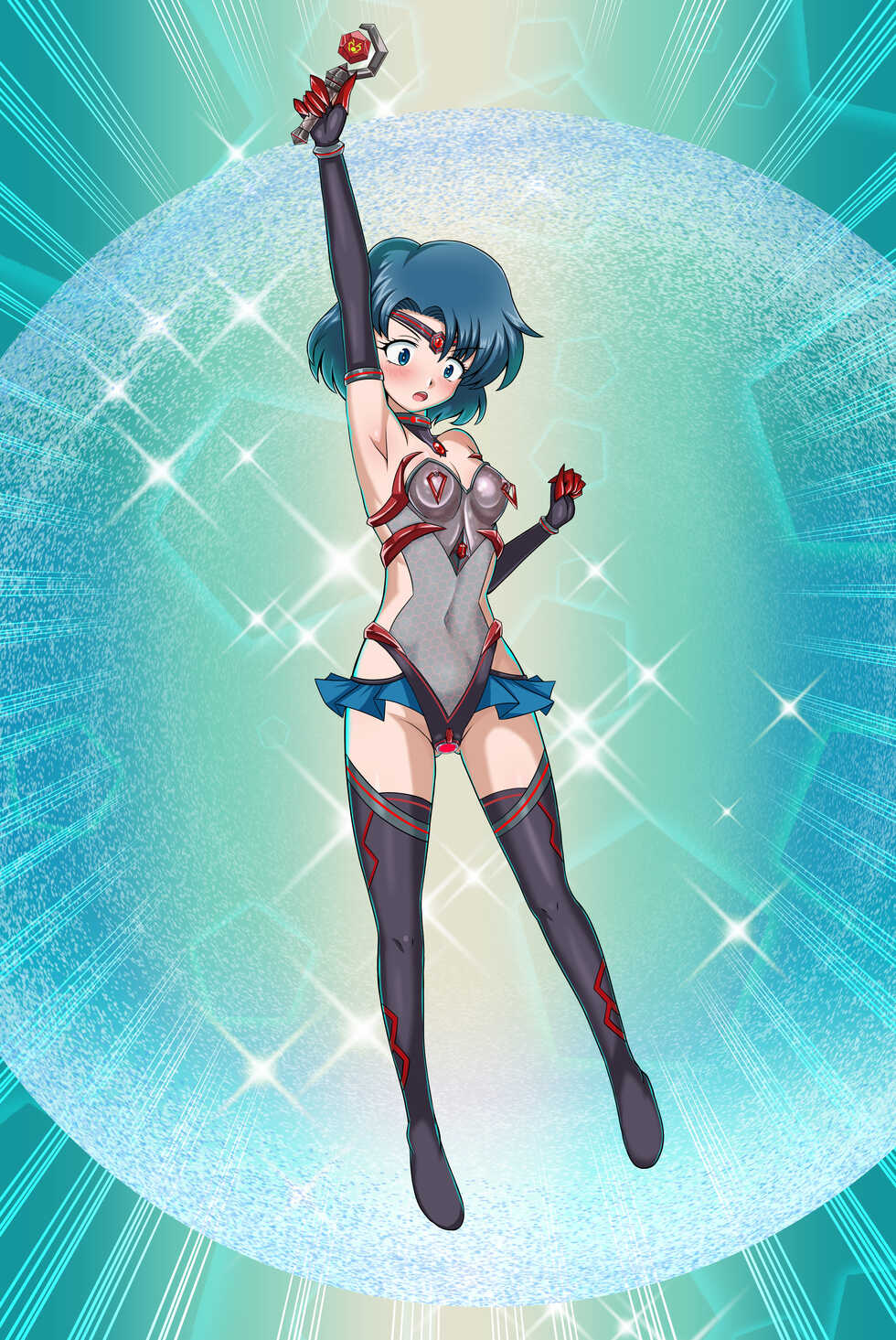 [Cyber] Sailor Mercury Transformation Is Corrupted Into Neuroi - Page 24