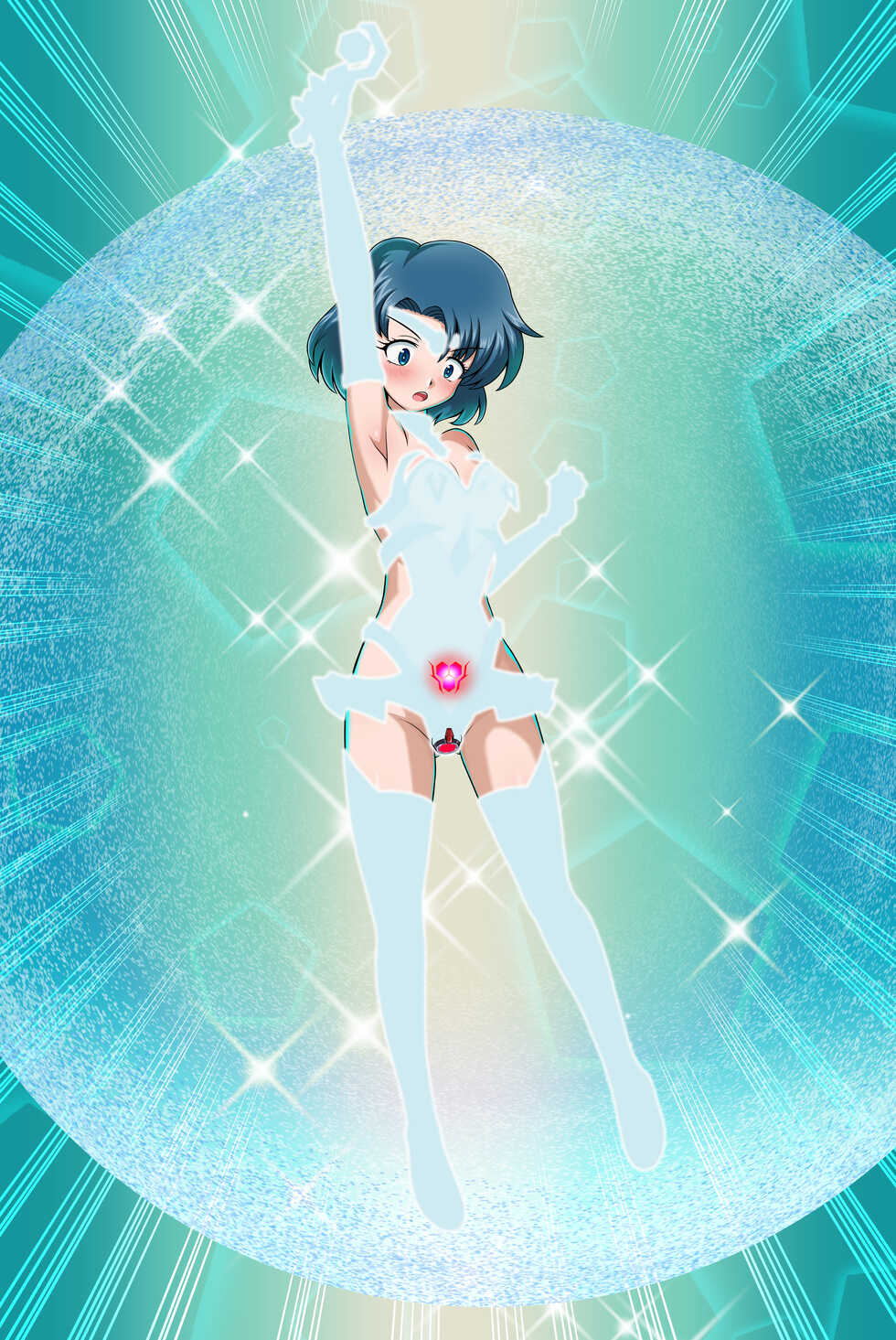 [Cyber] Sailor Mercury Transformation Is Corrupted Into Neuroi - Page 31