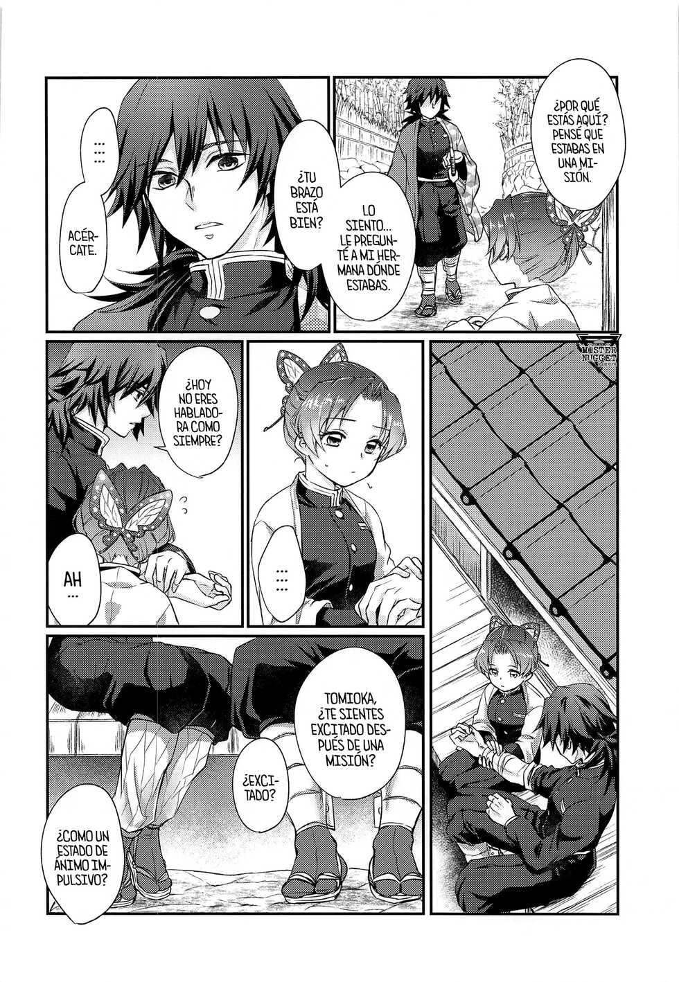 (Mizube ni Maiorita Chou DR2021) [ACIDSEA (Asuma Omi)] Hensei Soutaiteki Kisei Ai (Kimetsu no Yaiba)  [Spanish] [Mister Nugget] - Page 9