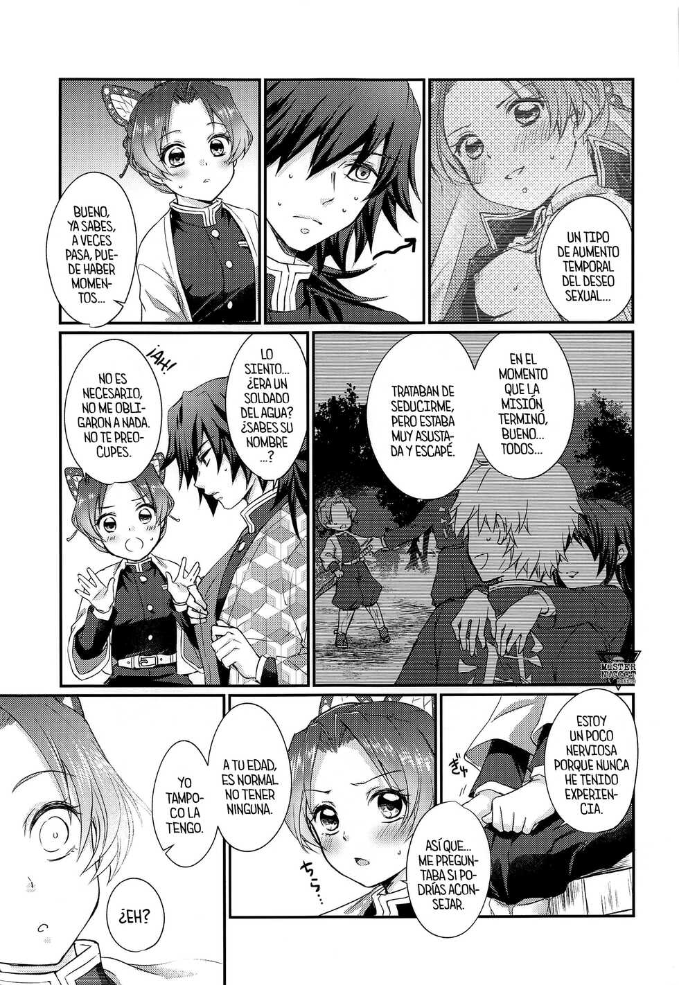 (Mizube ni Maiorita Chou DR2021) [ACIDSEA (Asuma Omi)] Hensei Soutaiteki Kisei Ai (Kimetsu no Yaiba)  [Spanish] [Mister Nugget] - Page 10