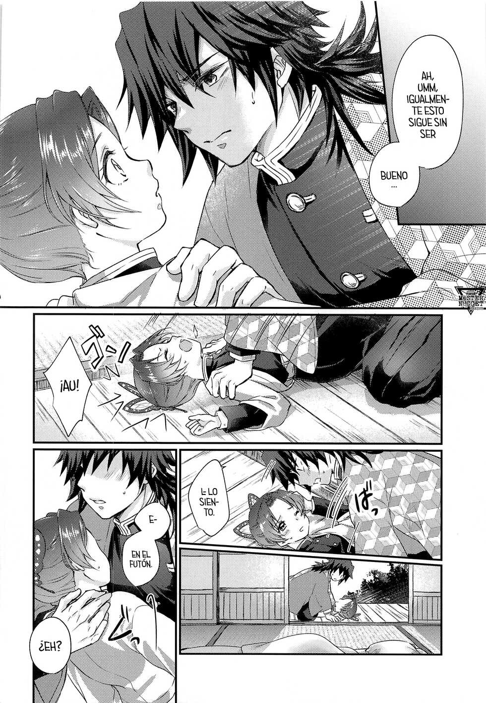 (Mizube ni Maiorita Chou DR2021) [ACIDSEA (Asuma Omi)] Hensei Soutaiteki Kisei Ai (Kimetsu no Yaiba)  [Spanish] [Mister Nugget] - Page 13