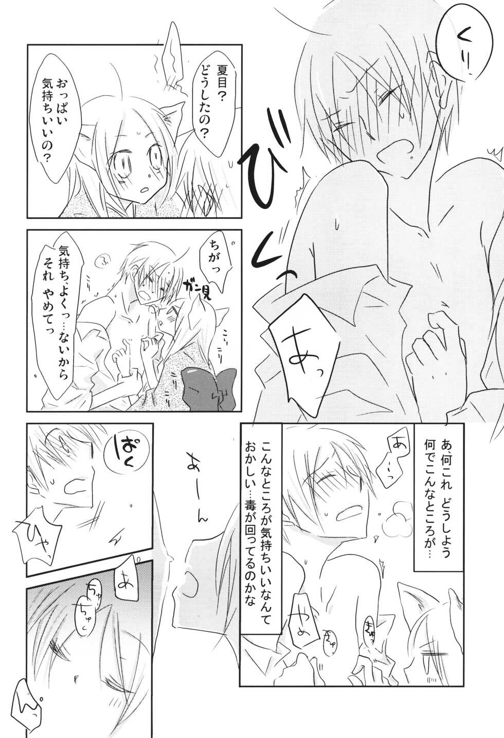 (C78) [Nanohanaan (Tomoe)] Kogitsune no Ongaeshi (Natsume's Book of Friends) - Page 11