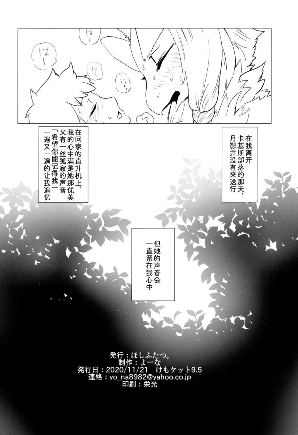 (Kemoket 9.5) [Hoshi Futatsu. (Yoo Oona)] Toaru Buzoku no Tsuioku [Chinese] [zc2333] - Page 17