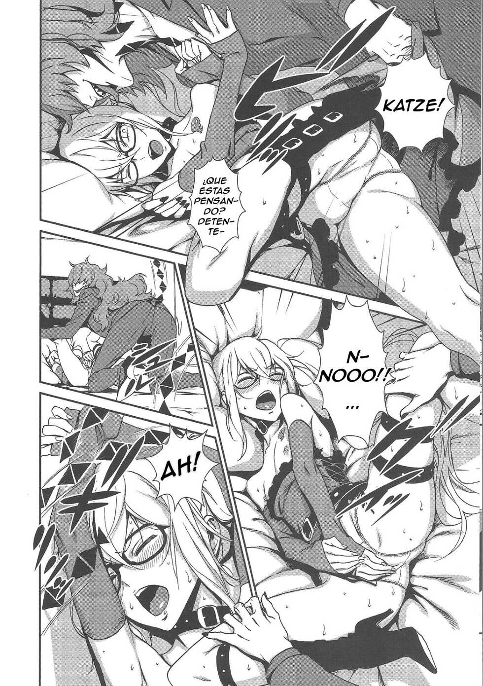 (C85) [Ikujinashi no Fetishist (Ikujinashi no Fetishist)] Mephistopheles (Gatchaman Crowds) [Spanish] [Delnero] - Page 5