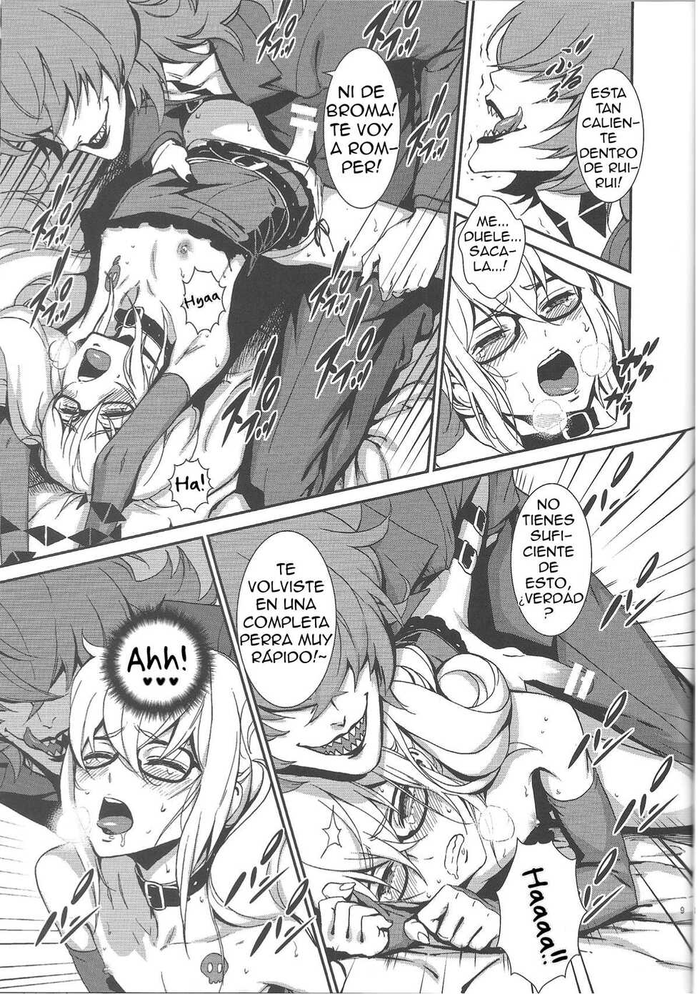 (C85) [Ikujinashi no Fetishist (Ikujinashi no Fetishist)] Mephistopheles (Gatchaman Crowds) [Spanish] [Delnero] - Page 8