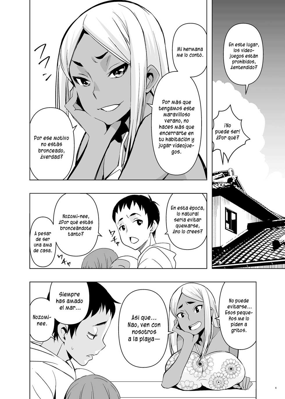 [Mama-san Ballet (Kanon)] Natsuyasumi, Yanmama no Oba to [Spanish] [SYLAR] - Page 3