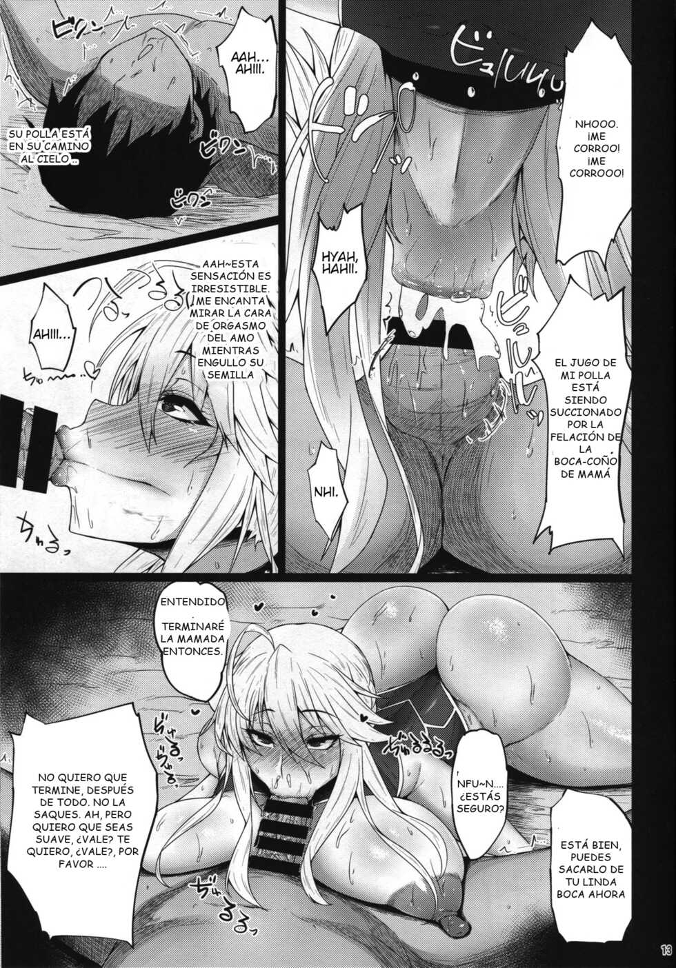 (C94) [Ginjou Maggots (Kurotama)] Chichiue no Okuchi no Naka ga Amarinimo Kimochi Yokute Shasei ga Tomaranai (Fate/Grand Order) [Spanish] [DRAGONTRANSLATIONS] - Page 11