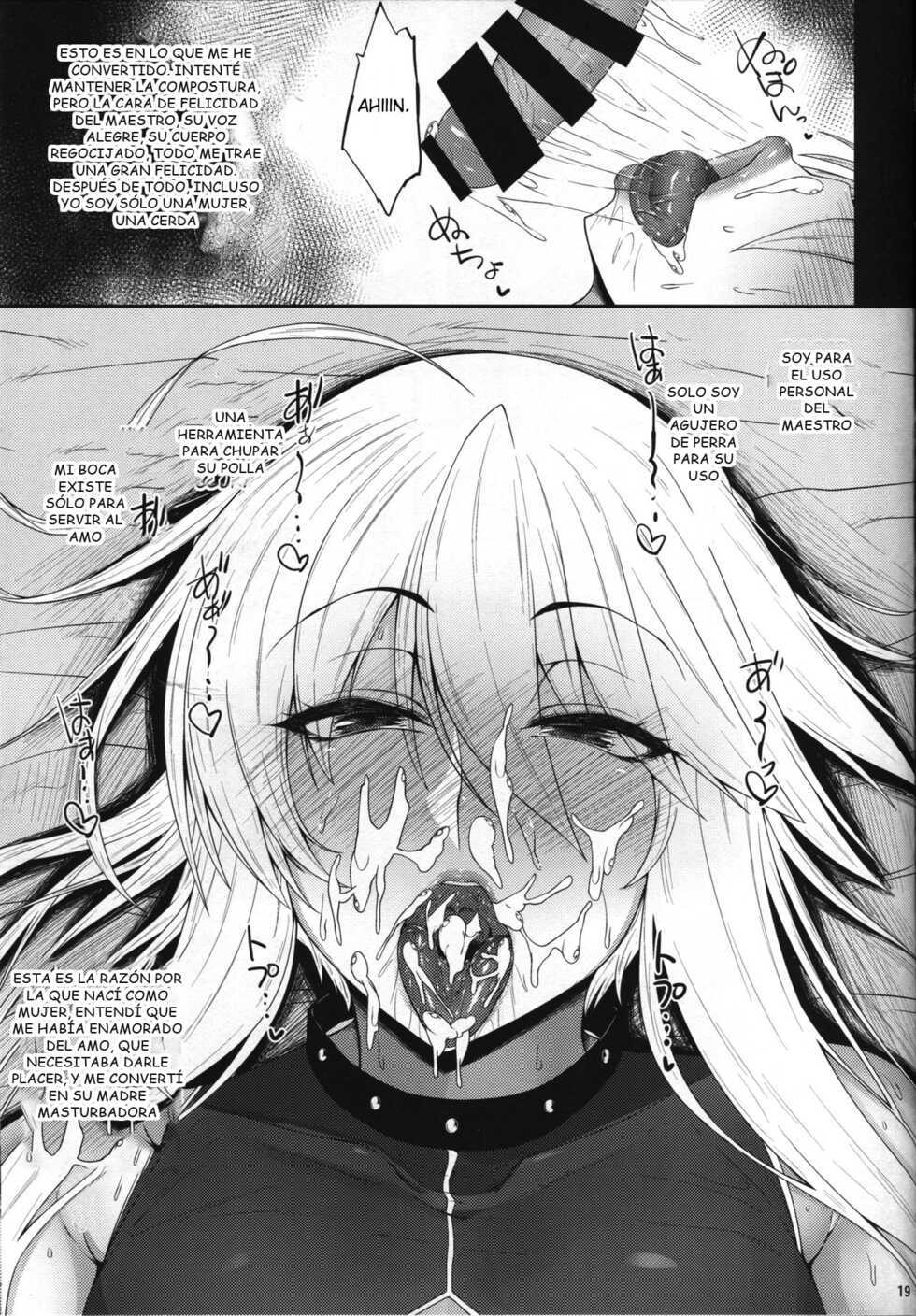 (C94) [Ginjou Maggots (Kurotama)] Chichiue no Okuchi no Naka ga Amarinimo Kimochi Yokute Shasei ga Tomaranai (Fate/Grand Order) [Spanish] [DRAGONTRANSLATIONS] - Page 17