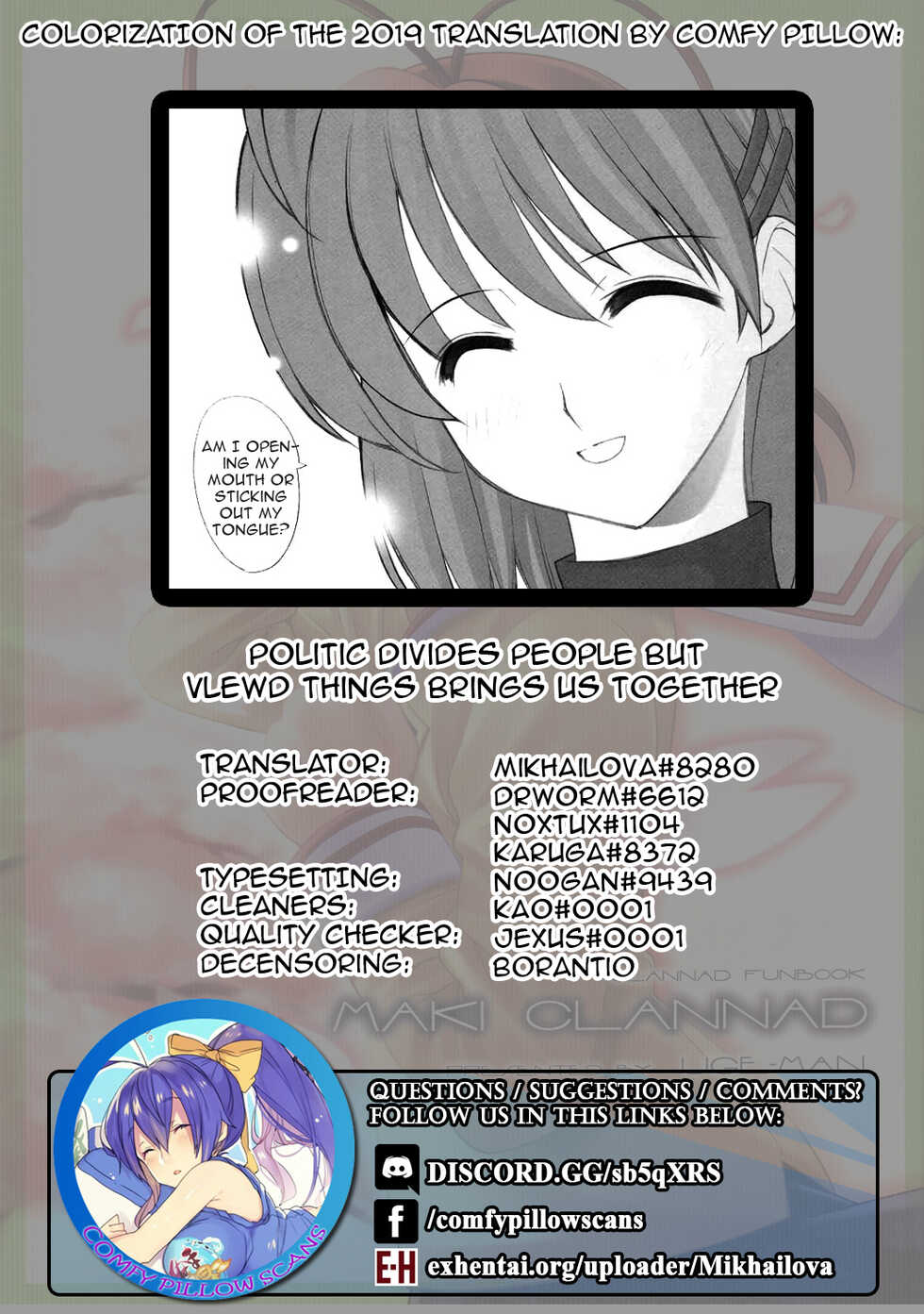 (C66) [UGEMAN (Ugeppa)] Maki Clannad (Clannad) [English] [Comfy Pillow Scans] [SPDSD] [Colorized] [Decensored] - Page 27