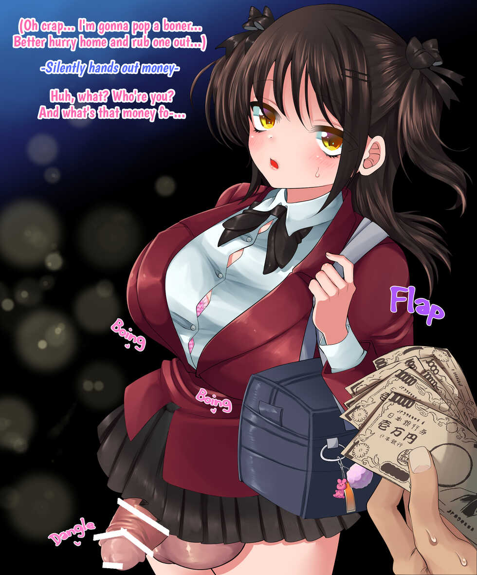[Sakazaki/pekopekosan] Futa Girl Gracefully Invites a Socially Inept Person Who Can't Say Anything to Blow a Load With Her [EN] - Page 2