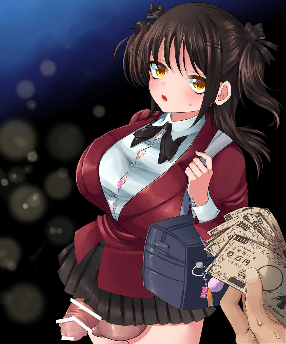 [Sakazaki/pekopekosan] Futa Girl Gracefully Invites a Socially Inept Person Who Can't Say Anything to Blow a Load With Her [EN] - Page 4