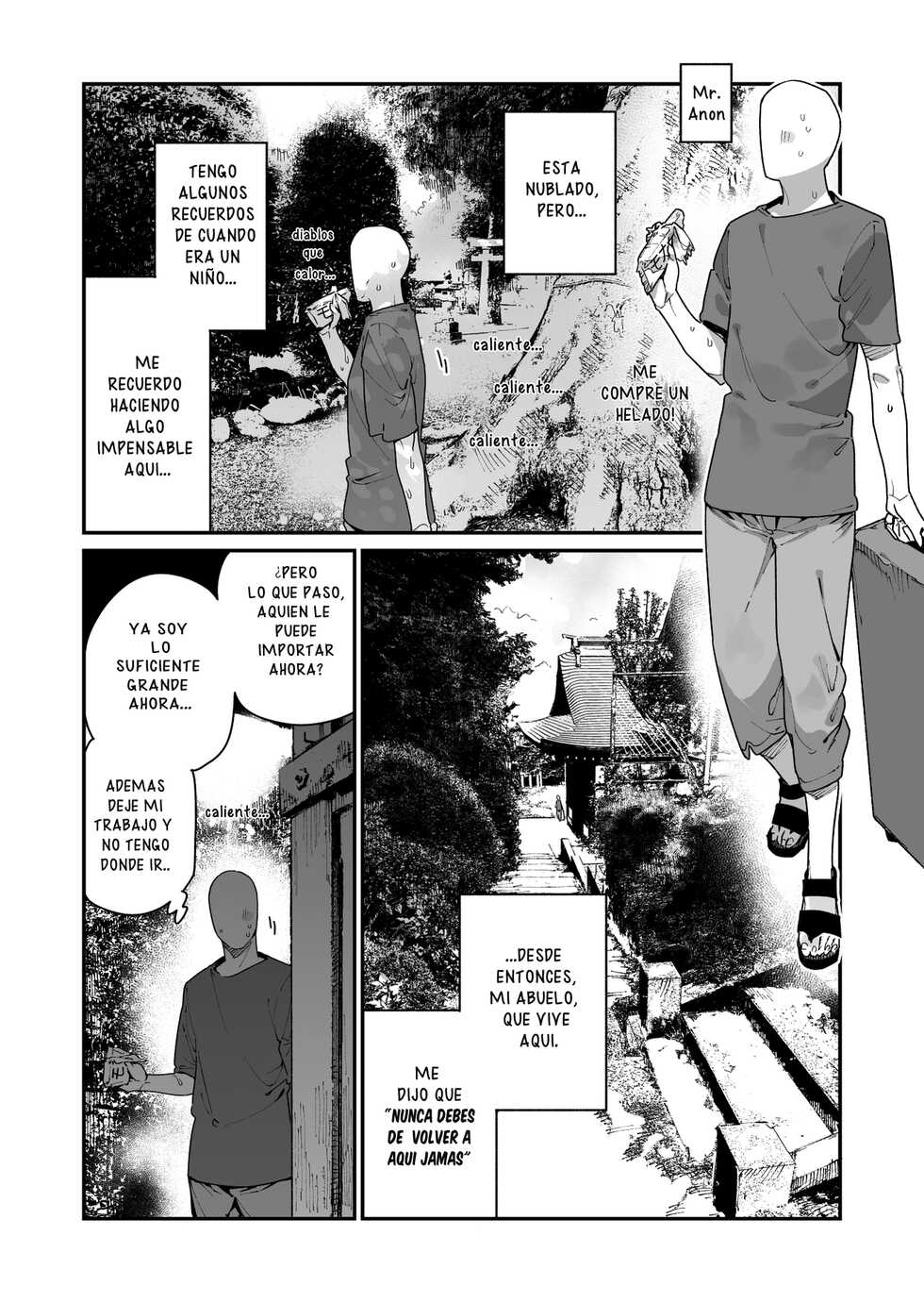 [Gyuutan Teishoku e no Koi] Shigoto o Yameta node Nido to Kicha Dame to Iwareta Inaka ni Kaette Kitara Dekkai Onnanoko no Kai ni Mechamecha ni Sareru Hanashi Zenpen [espanol] - Page 5