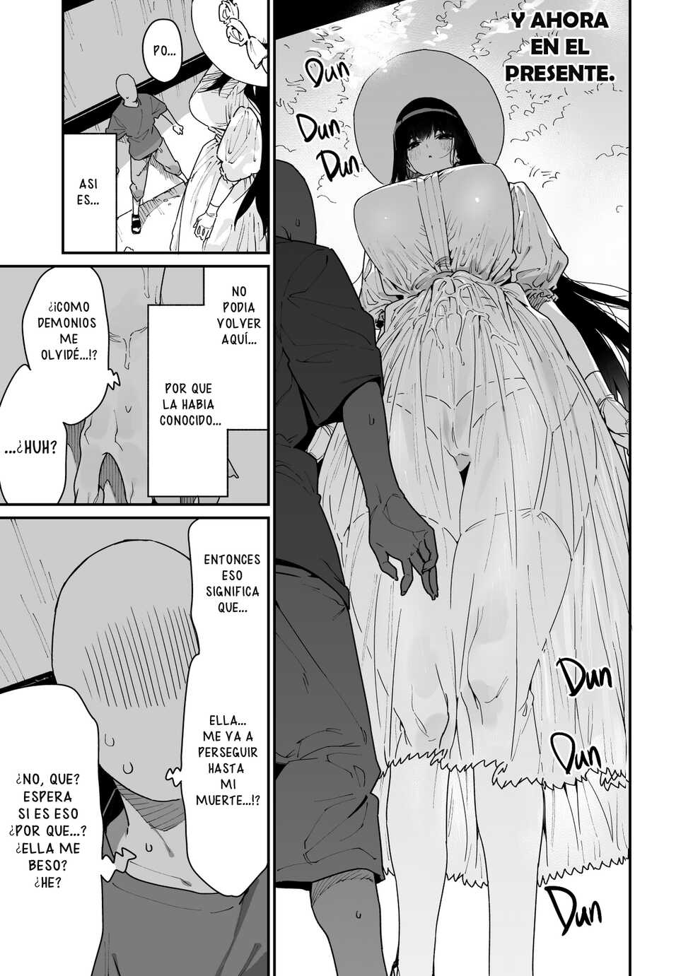 [Gyuutan Teishoku e no Koi] Shigoto o Yameta node Nido to Kicha Dame to Iwareta Inaka ni Kaette Kitara Dekkai Onnanoko no Kai ni Mechamecha ni Sareru Hanashi Zenpen [espanol] - Page 14