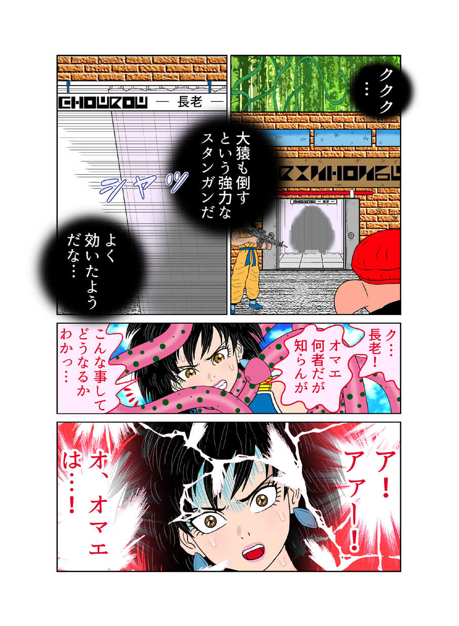 [riffle shuffle]Sawarite no Kuni Shippo no tsuita Sentoushuzoku (mesu) (Dragon Ball) - Page 17
