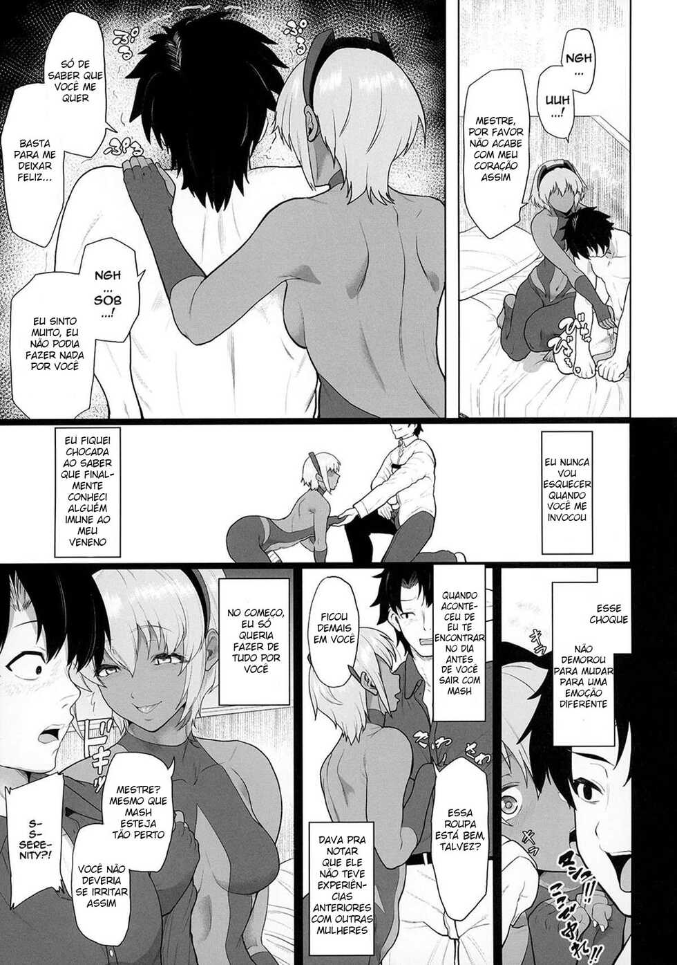 [Time-Leap (Aoiro Ichigou)] Shinrai Shita Kanojo ga Video no Naka de Miseru Itsumo to Chigau Mesu no Kao... | My Trusted Girlfriend Shows Me a New Look in a Video... The Look of a Slut (Fate/Grand Order) [Portuguese-BR] [Digital] - Page 14