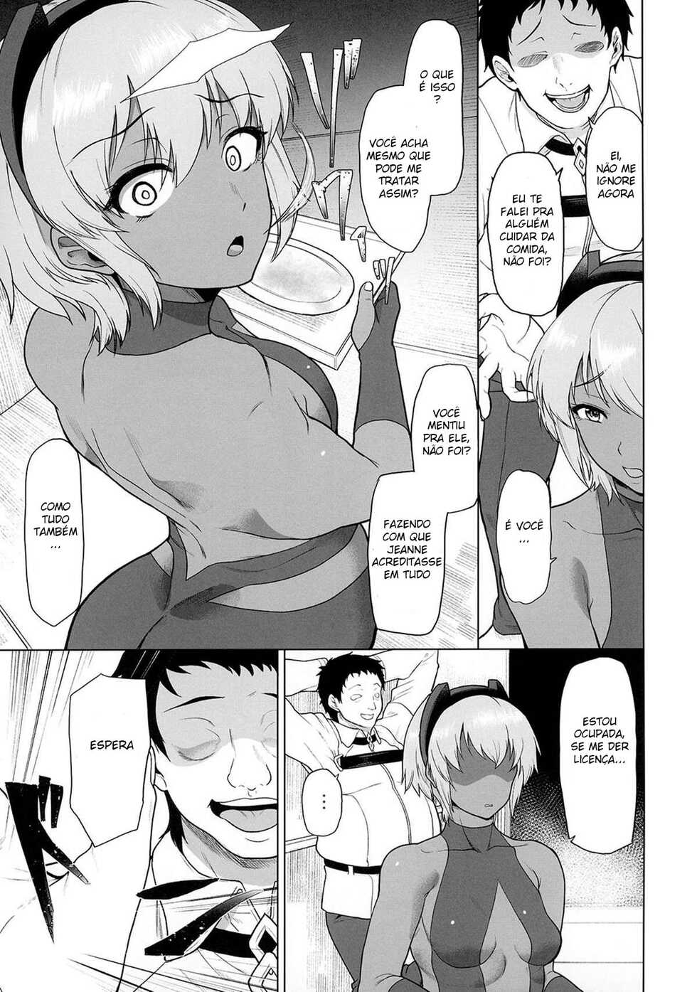 [Time-Leap (Aoiro Ichigou)] Shinrai Shita Kanojo ga Video no Naka de Miseru Itsumo to Chigau Mesu no Kao... | My Trusted Girlfriend Shows Me a New Look in a Video... The Look of a Slut (Fate/Grand Order) [Portuguese-BR] [Digital] - Page 18