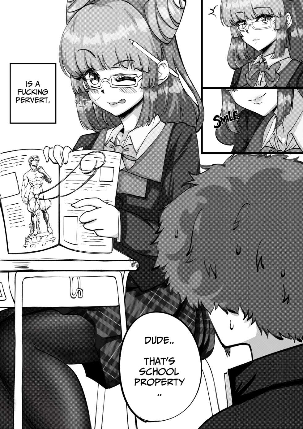 [Artist: puchik0] The Retarded President Put me up in a Different kind of Detention - Page 3