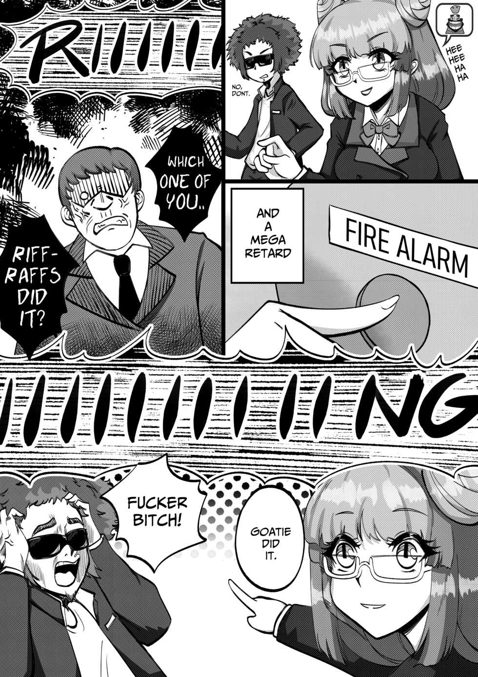 [Artist: puchik0] The Retarded President Put me up in a Different kind of Detention - Page 4