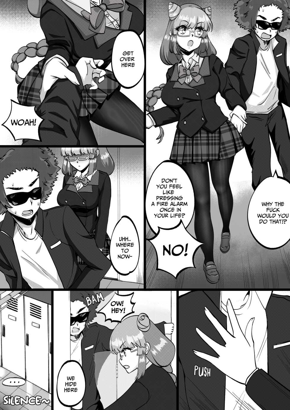 [Artist: puchik0] The Retarded President Put me up in a Different kind of Detention - Page 7