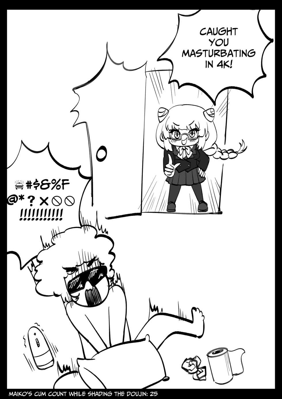 [Artist: puchik0] The Retarded President Put me up in a Different kind of Detention - Page 28