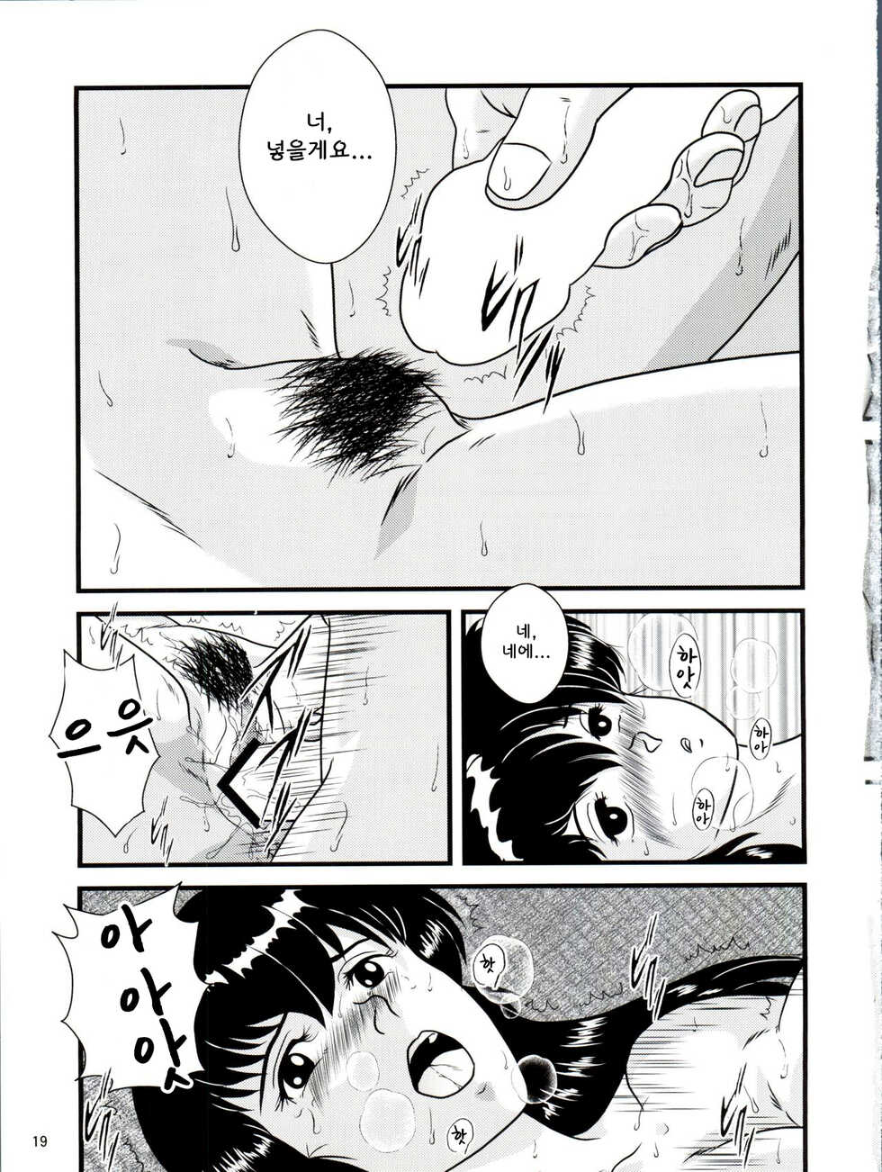 (C88) [Kaigetsudou (Jigoku Sensei Hirobe~)] Fairy 19 (Maison Ikkoku) [Korean] - Page 19