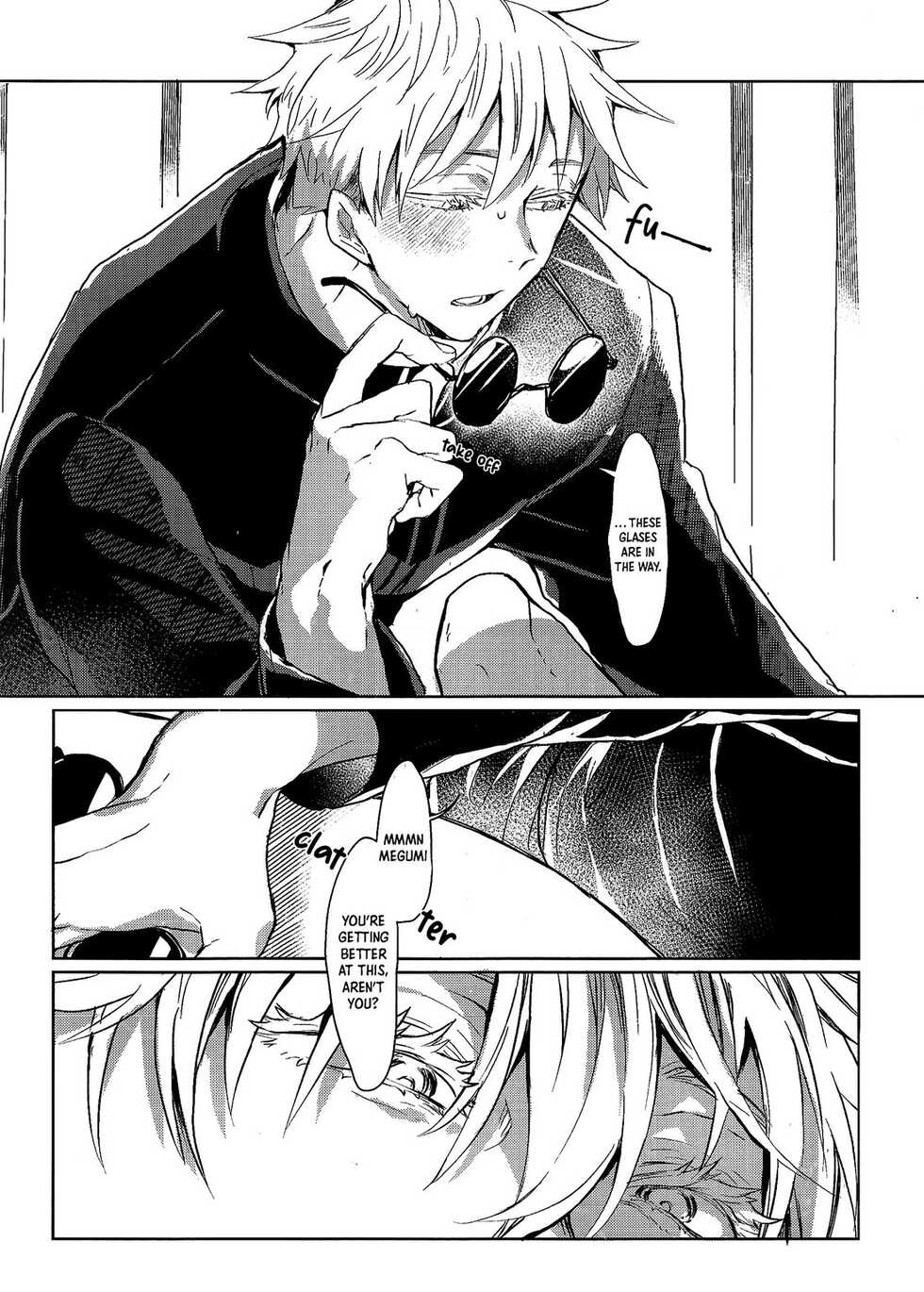 (Yougen Kinkyuu SUMMER 2021) [Seichotsuu (Sarae)] Immoralist (Jujutsu Kaisen) [English] [Nonsense Group HQ] - Page 4