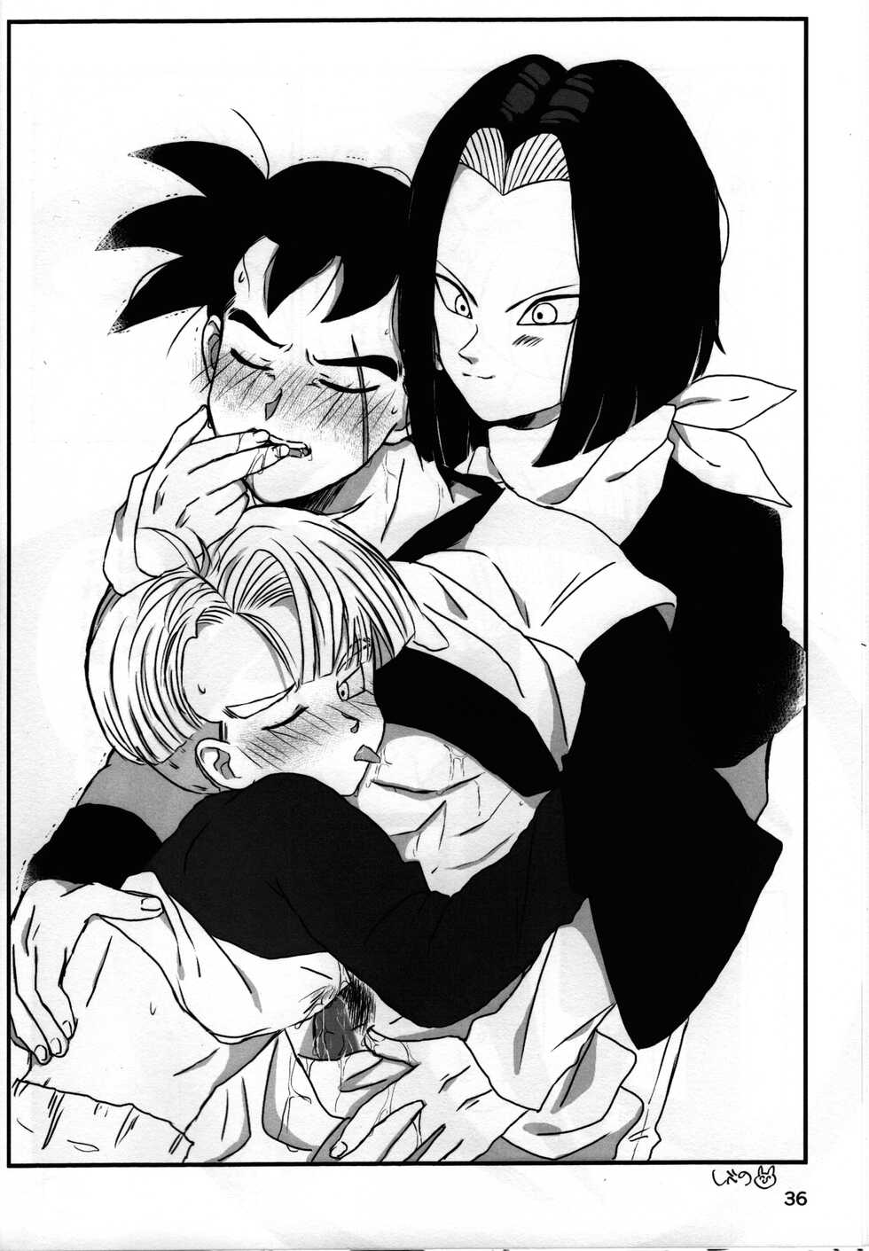 (SUPER29) [Suihan Club (Various)] 2022 Nen Ban Tadashii Dakikata (Dragon Ball Z) - Page 36