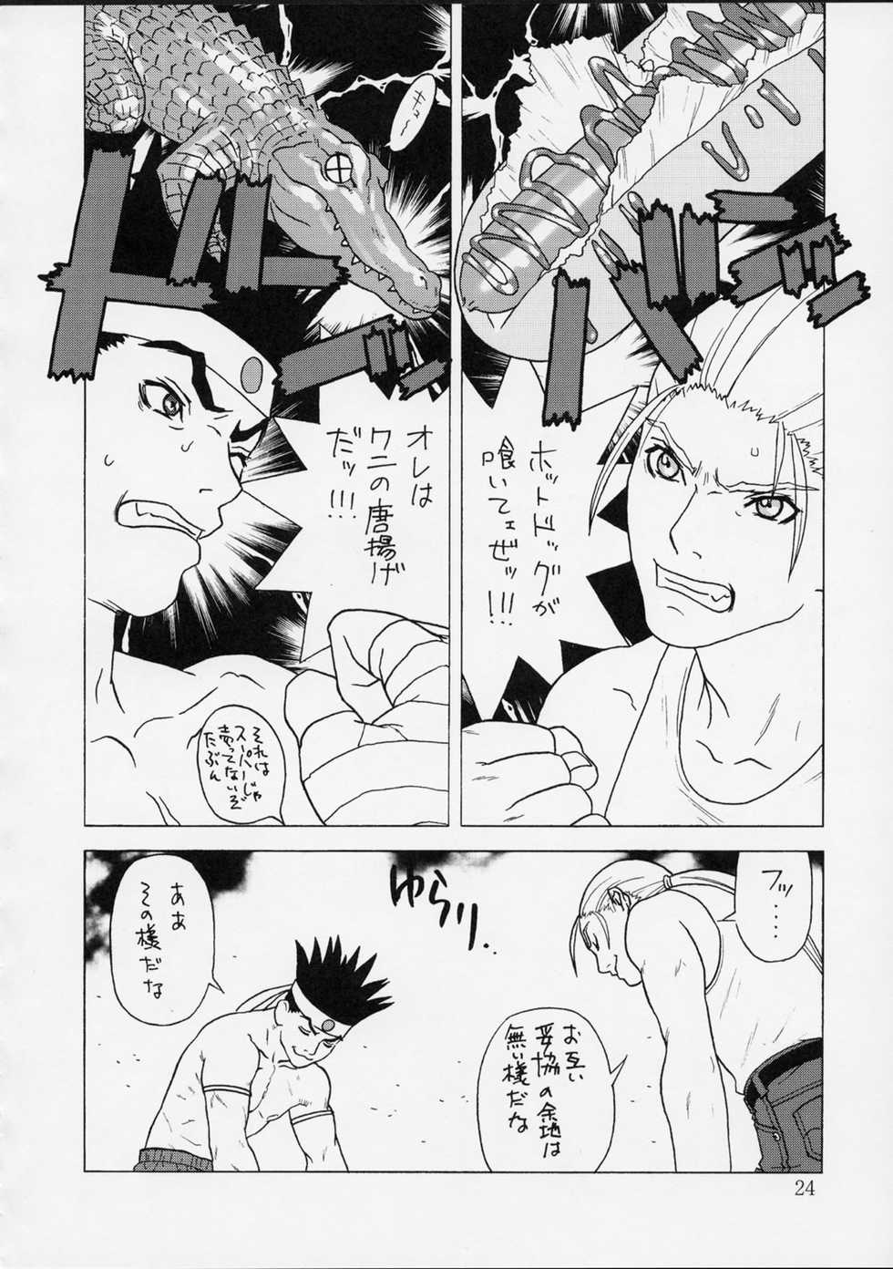 [Harimaya (Ouma Bunshichirou)] Shunkashuutou Ni (Garou Densetsu) - Page 23