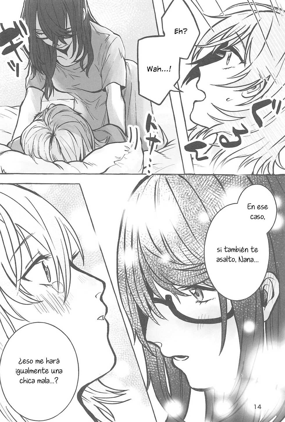 (Girls Love Festival 25) [chabochaboseinikuten (chabo)] manimani (Shoujo Kageki Revue Starlight) [Spanish] [Hotaru Editions] - Page 13