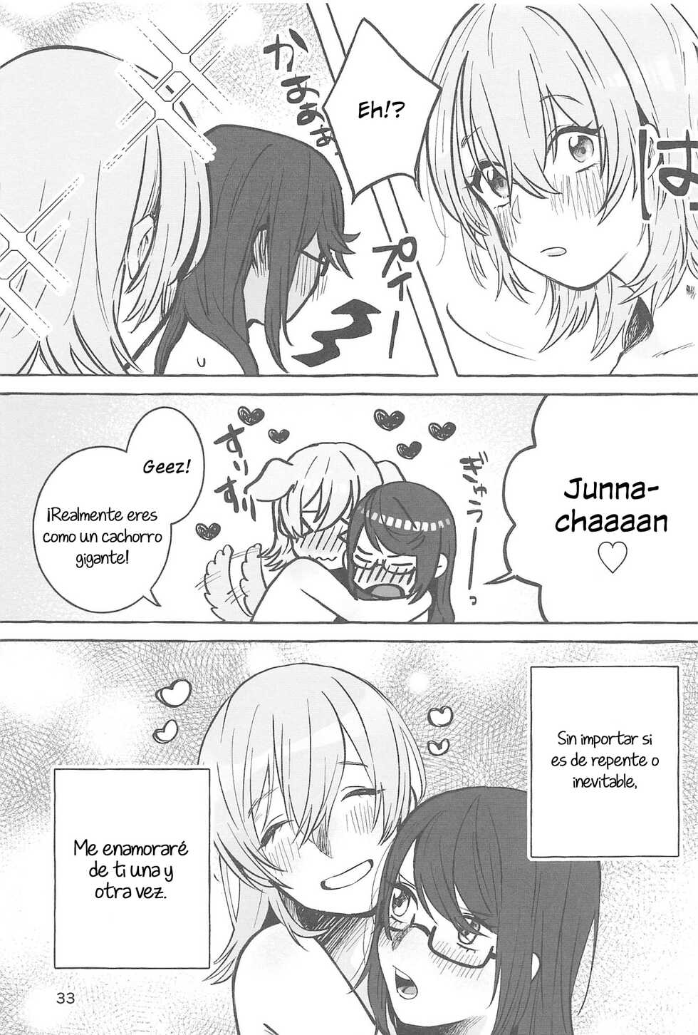 (Girls Love Festival 25) [chabochaboseinikuten (chabo)] manimani (Shoujo Kageki Revue Starlight) [Spanish] [Hotaru Editions] - Page 32