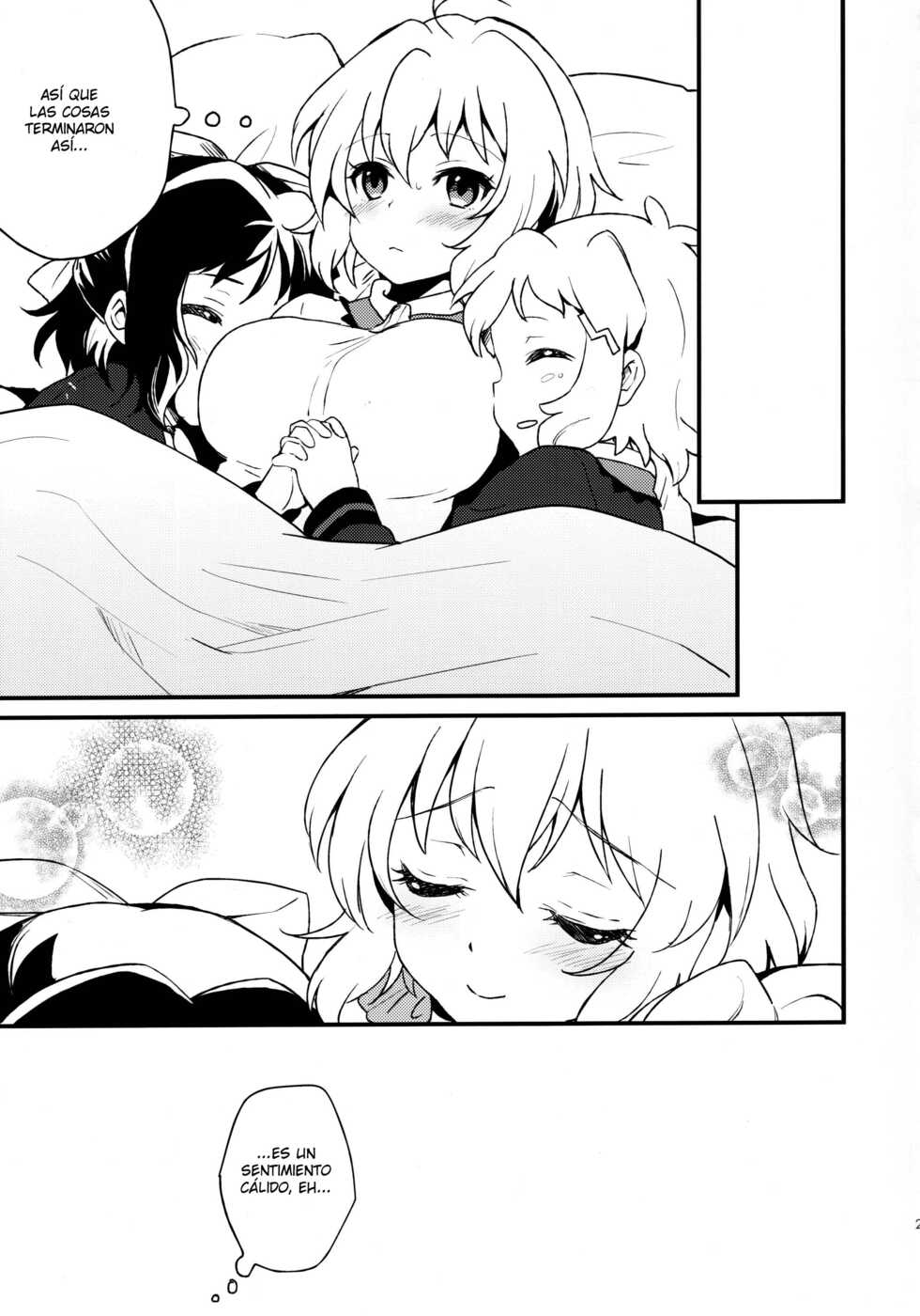 (C85) [ARCH (Plum)] Nakayoshi Nakayoshi Nakayoshi (Senki Zesshou Symphogear) [Spanish] [INSOMNIA] - Page 20