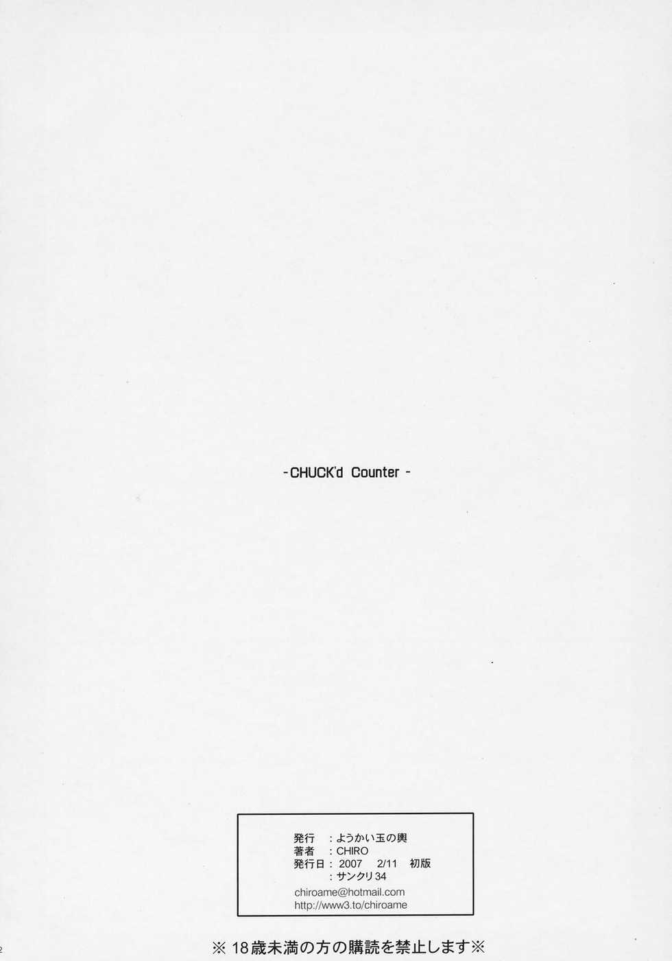 (SC34) [Youkai Tamanokoshi (CHIRO)] Chuck’d Counter (Wild Arms 5) - Page 21