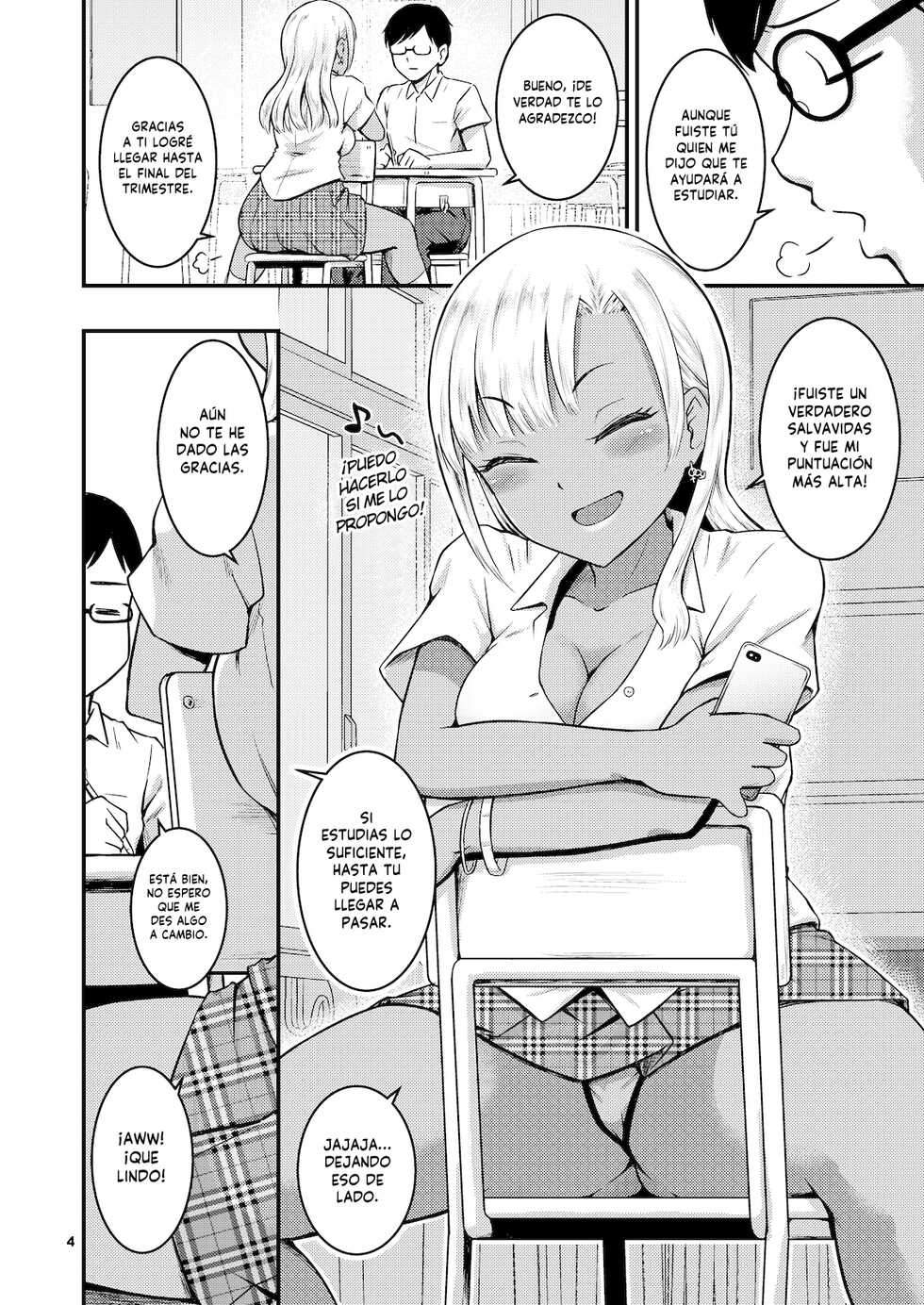 [MARASCHINO (Takayama Chihiro)] Kuro Gal-chan to Oshiri de Asobu Hon | Un Libro sobre Cómo Jugué con el Cuerpo y Ano de una Gyaru Morena [Spanish] [NekoCreme] [Digital] - Page 3