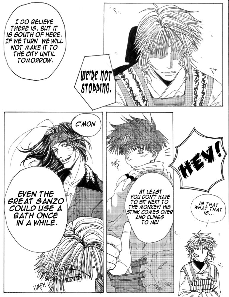 Gensomaden Saiyuki - Voyeur ( hakkai x Gojyo x Sanzo) (E) - Page 37