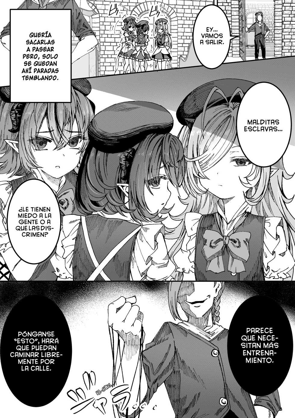 [Alde Hyde] Dorei o Choukyou shite Harem Tsukuru | Entrenando esclavas para hacer un harem 1-7 [Spanish] - Page 9