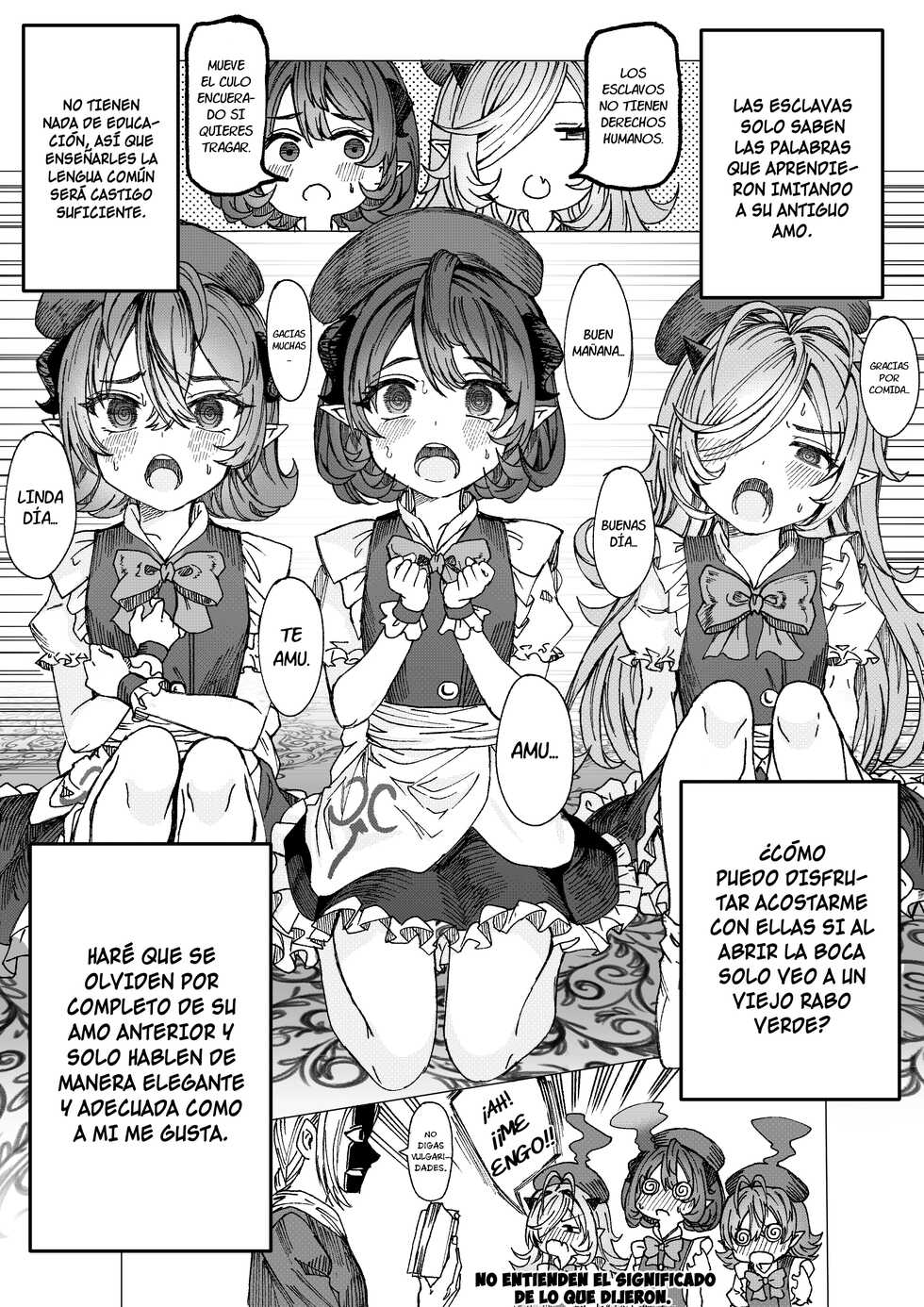 [Alde Hyde] Dorei o Choukyou shite Harem Tsukuru | Entrenando esclavas para hacer un harem 1-7 [Spanish] - Page 13