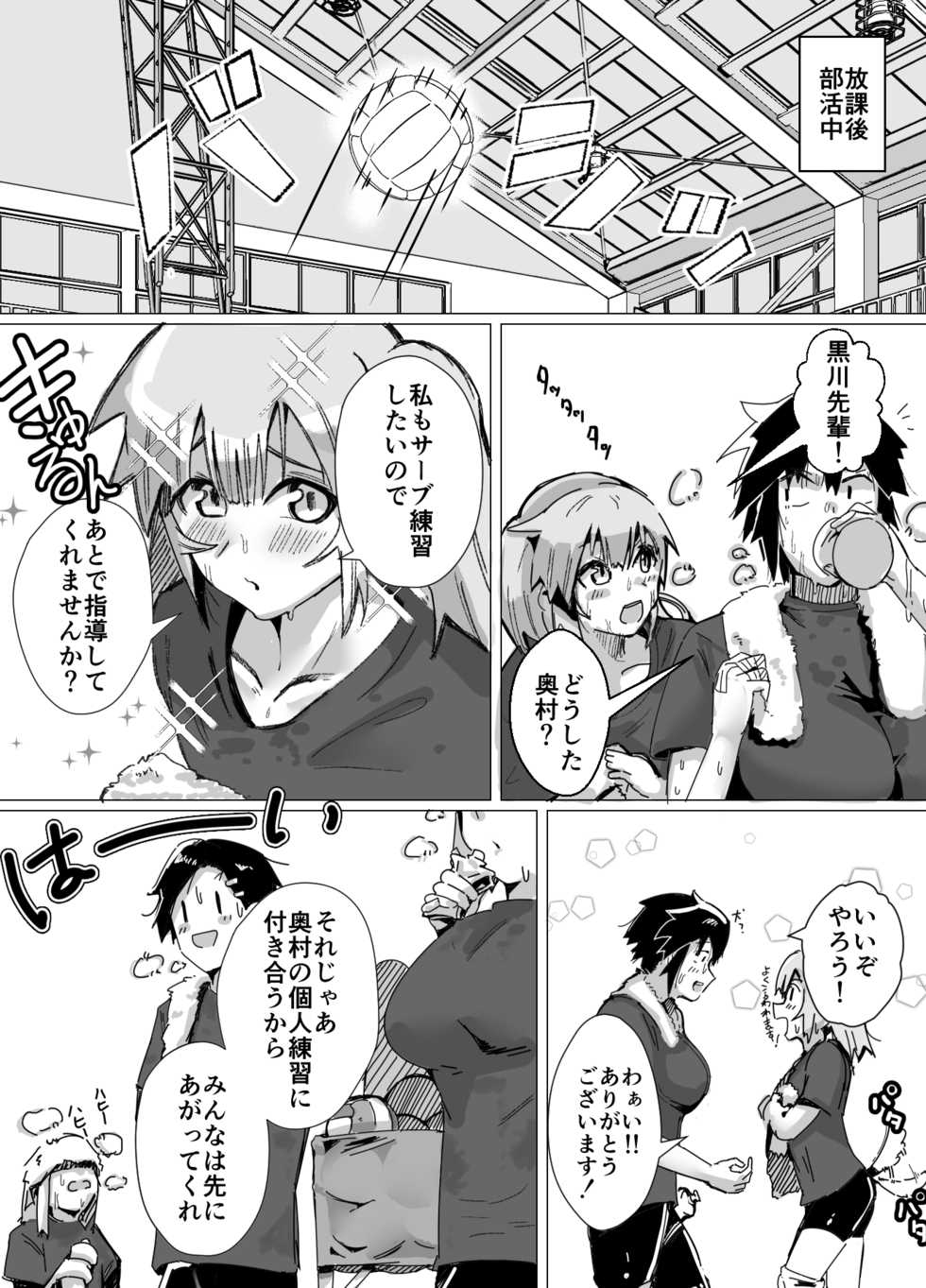 [strike back (Murabito C)] Volleyball-bu Shushou Kurokawa-san wa Nerawareteiru - Page 6