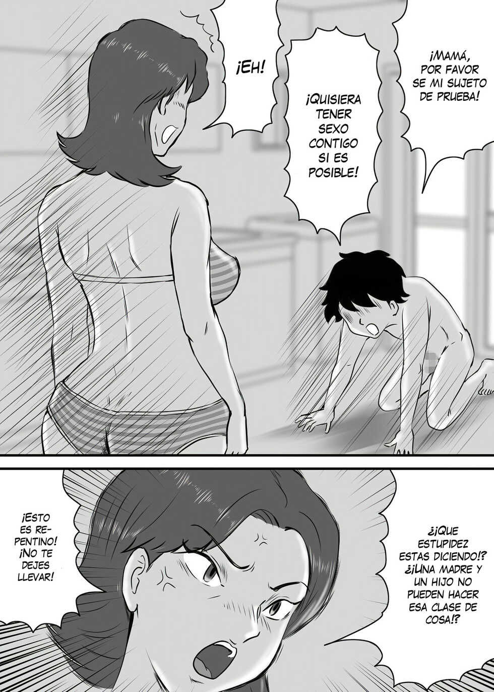 [Momoziri Hustle Dou] Okaa-san to Tanshou Musuko [Spanish] (VarKatzas666) - Page 11