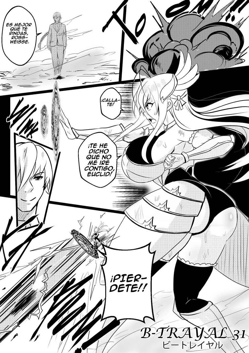 [Merkonig] B-Trayal 31 Rossweisse (Highschool DxD) [Spanish] - Page 2