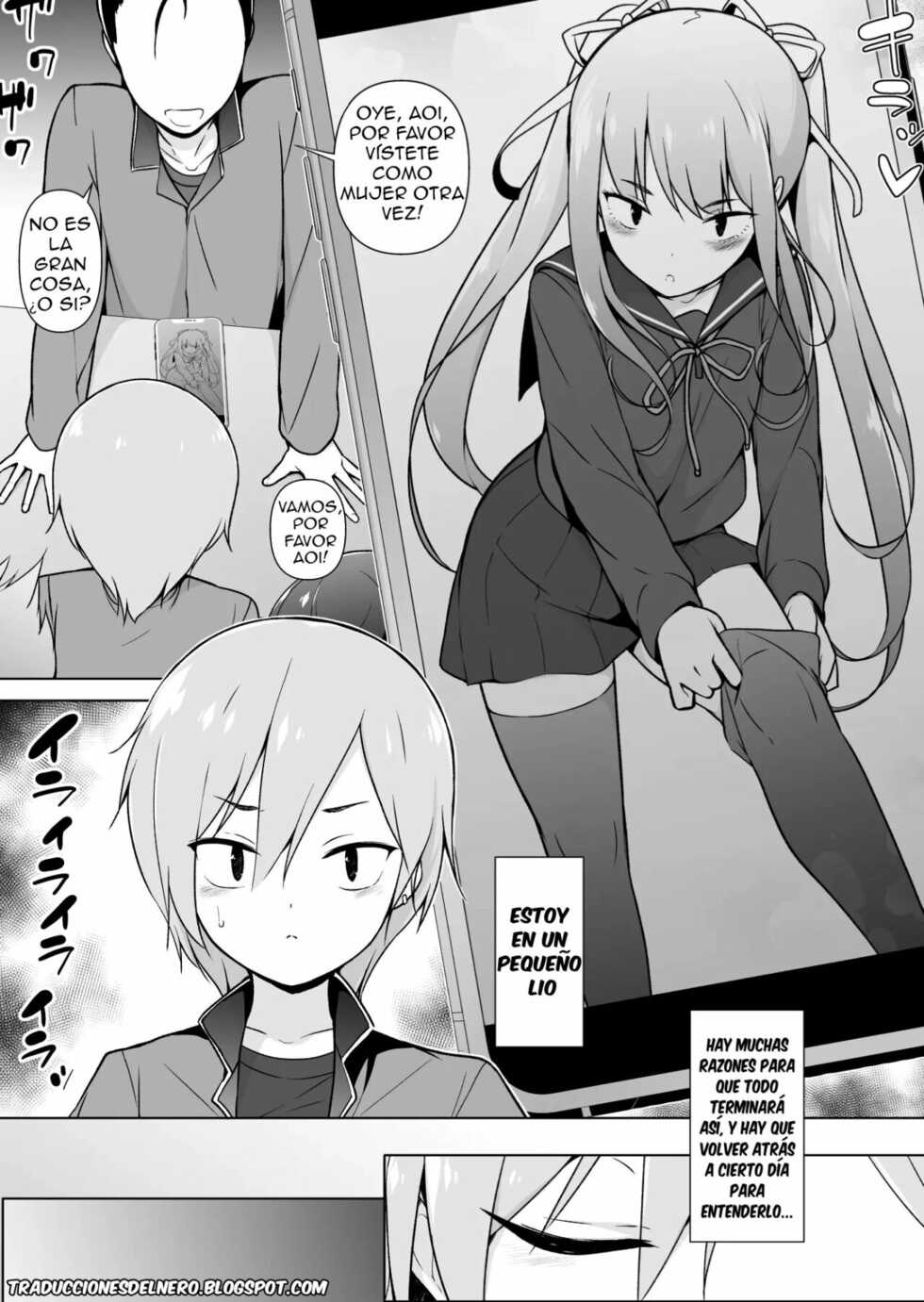 [Yuruyakatou] Namaiki Yankee ga Josou o Shitara [Spanish] - Page 2