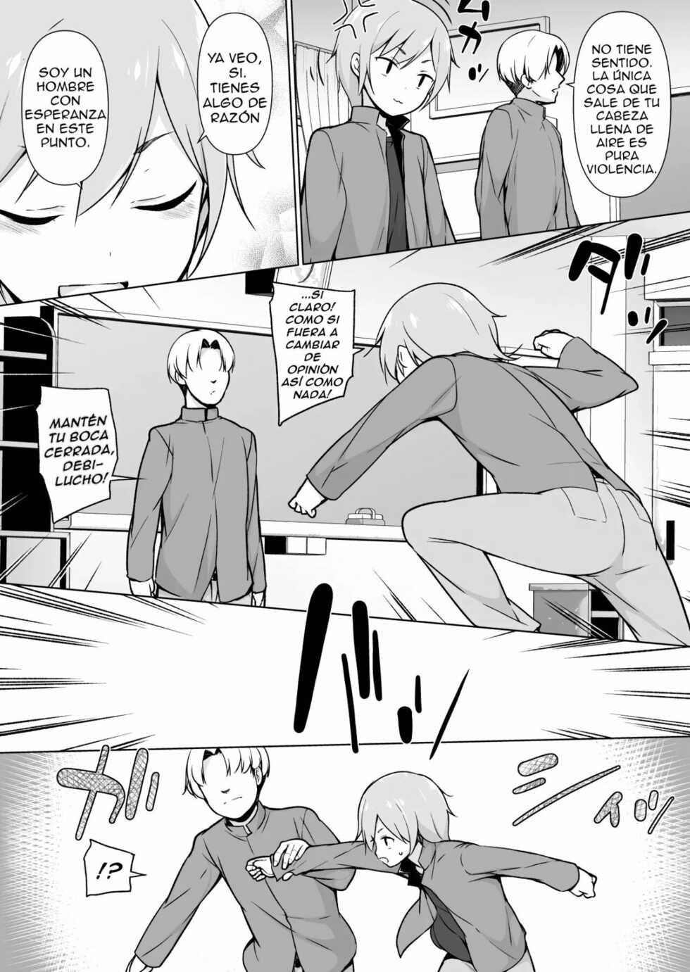 [Yuruyakatou] Namaiki Yankee ga Josou o Shitara [Spanish] - Page 7