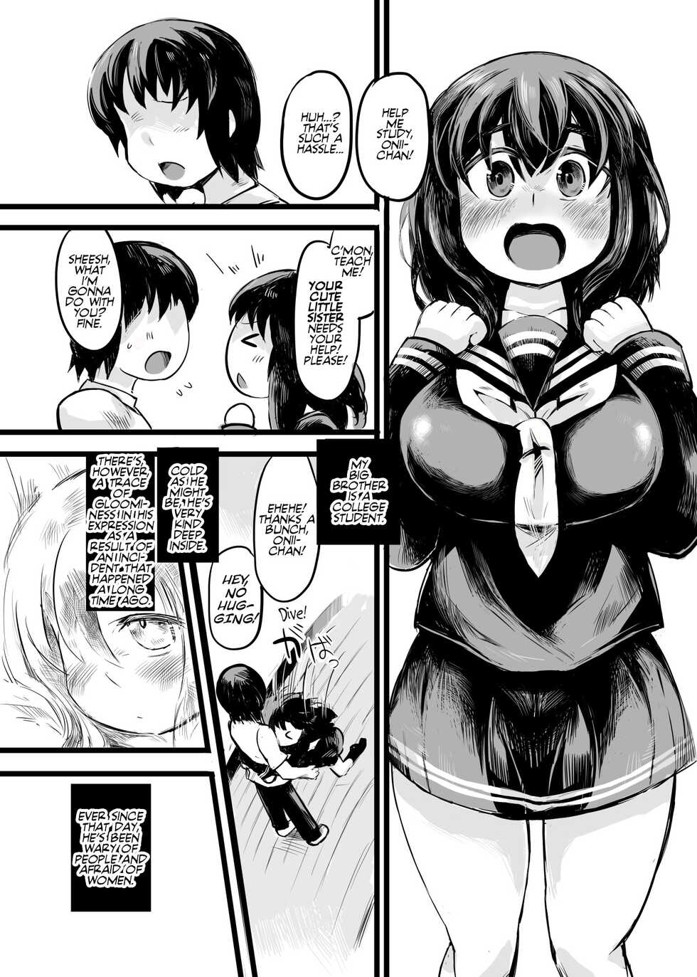 [14cm (Gao)] Onii-chan no Josei Kyoufushou wa Watashi ga Naosundakarane! | Fixing Onii-chan's fear of women! [English] [Team Rabu2] - Page 4