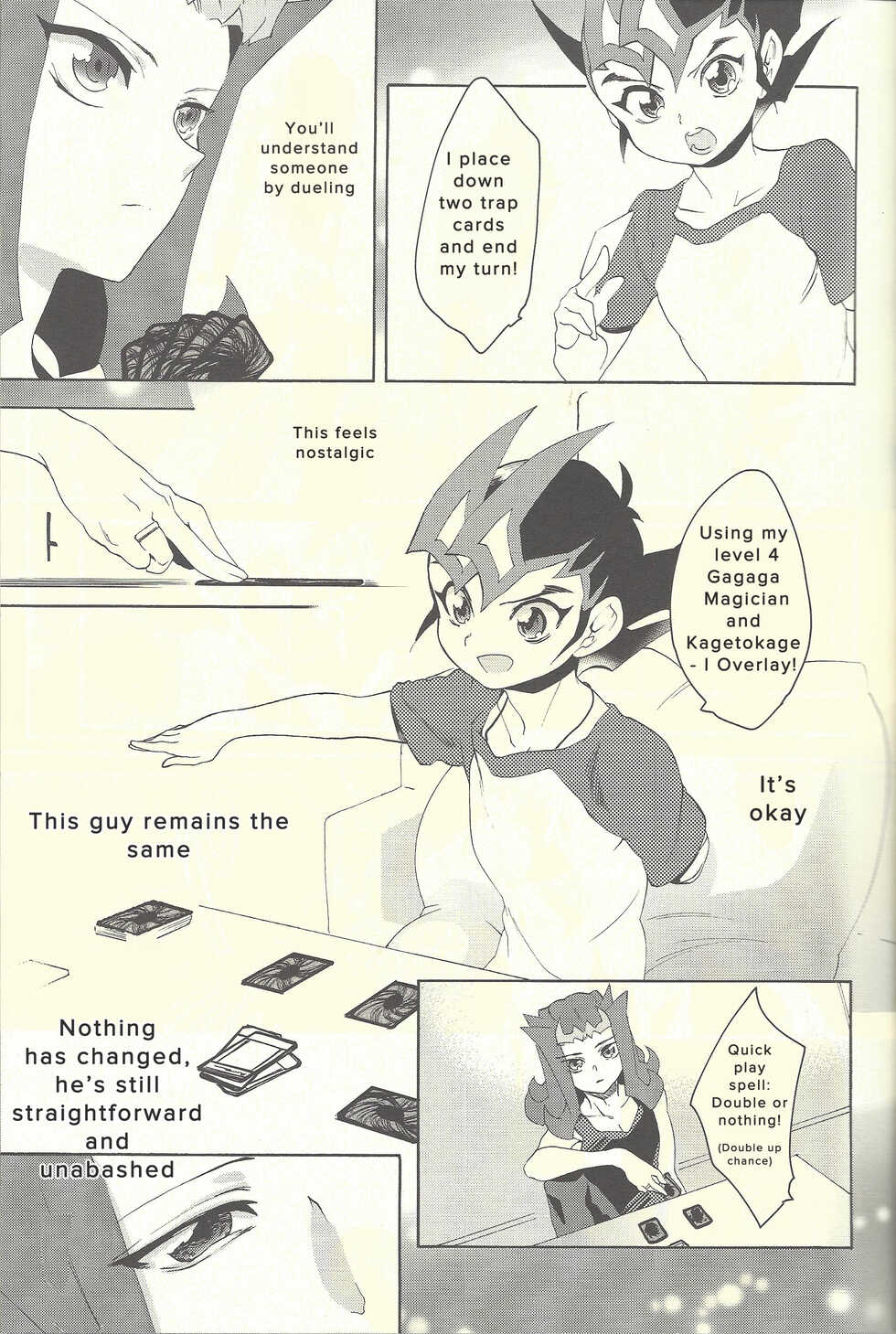 (C88) [Gokudou Daigensui (Kayama Kifumi)] Itokeki Negai no Kanau Basho | The Place Where Wishes Come True (Yu-Gi-Oh! ZEXAL) [English] - Page 36