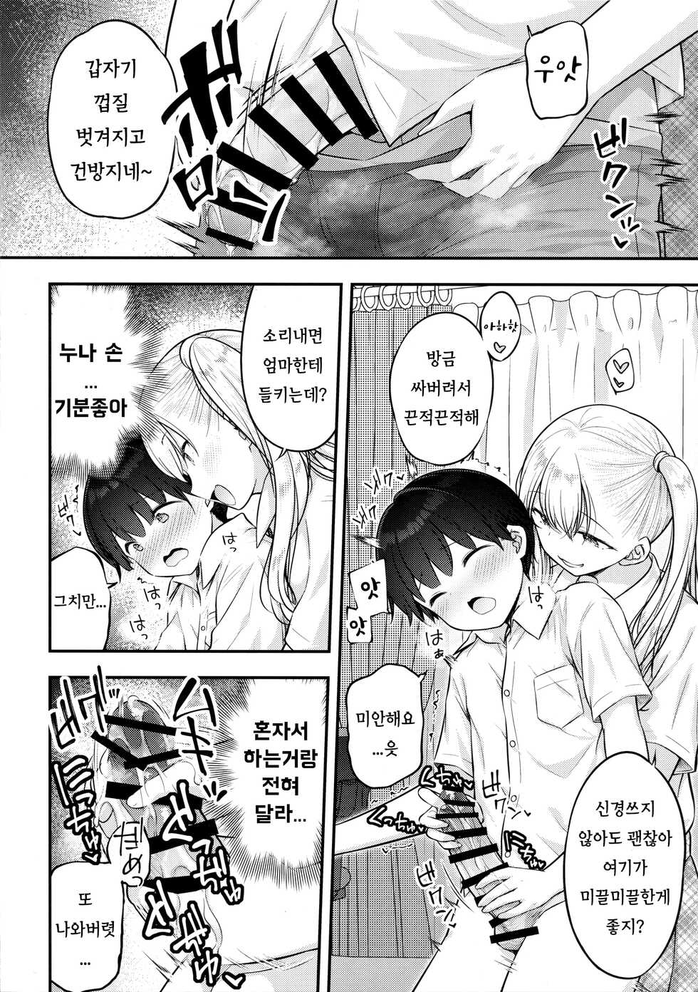 (C99) [Purapanda Oukoku (Purapa)] Onee-chan ga Ki ni Natte... | 의붓누나양이 신경쓰여서... [Korean] [구루도루] - Page 8