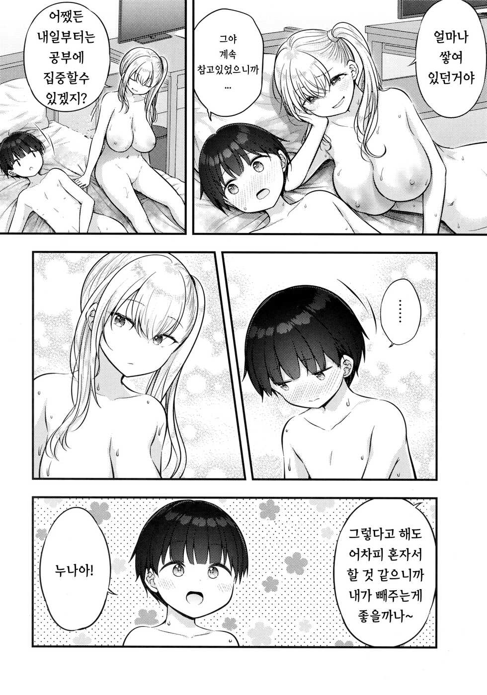 (C99) [Purapanda Oukoku (Purapa)] Onee-chan ga Ki ni Natte... | 의붓누나양이 신경쓰여서... [Korean] [구루도루] - Page 28