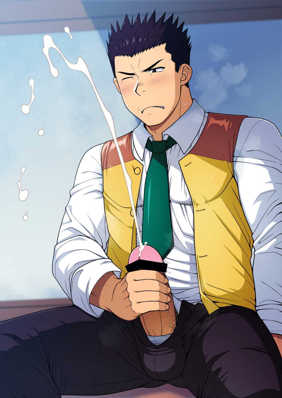 [LUNATIQUE (Futase Hikaru)] Ogami Taichou ga Otoko no Ketsu de Doutei Sotsugyou Shita Hi no Hanashi. (Sakura Wars) - Page 33